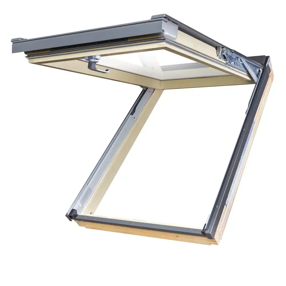 Ventana proyectante-giratoria de madera FPP-V MAX U5
