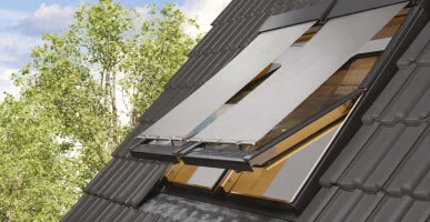 como cubrir las ventanas del tejado